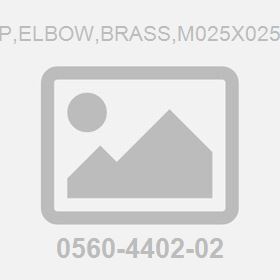 Fit P,Elbow,Brass,M025X025X90